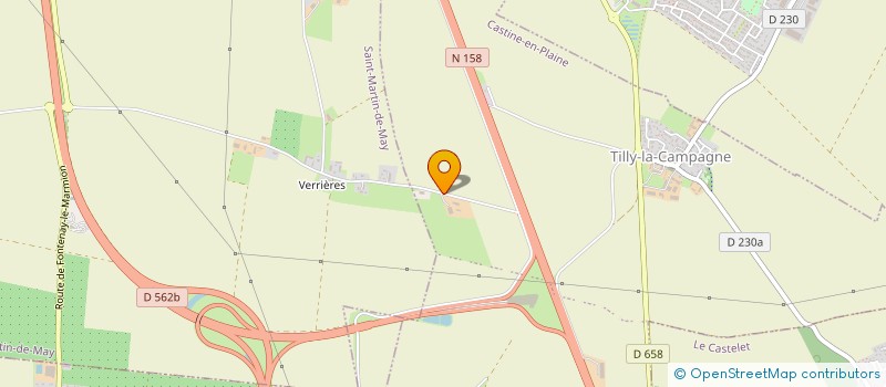 localisation de l'entreprise COUP DE BUCK  LE CASTELET