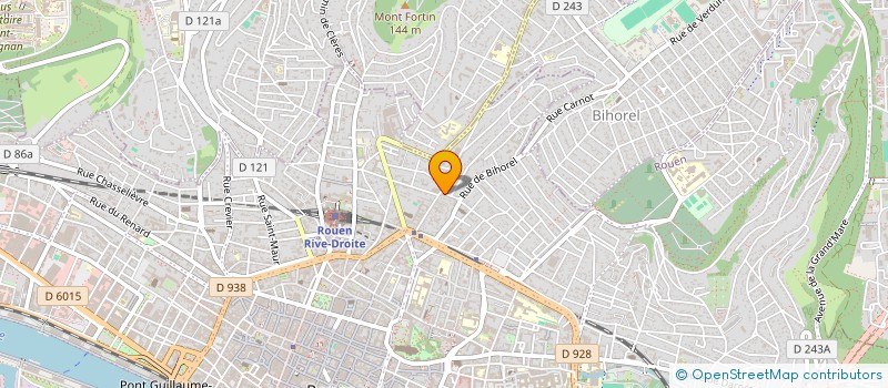 localisation de l'entreprise COUP DE CHANT à ROUEN