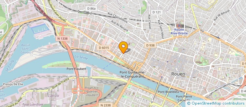 localisation de l'entreprise COUP DE CHAPEAU PRODUCTIONS à ROUEN