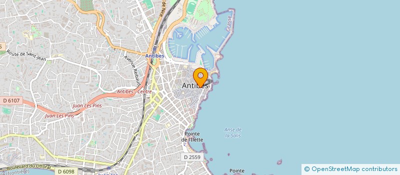 localisation de l'entreprise COUP DE CHAPEAUX à ANTIBES