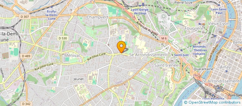 localisation de l'entreprise COUP DE CHARME  LYON