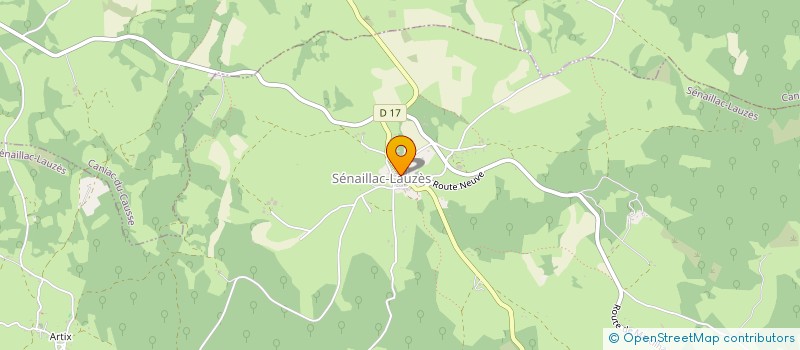 localisation de l'entreprise COUP DE CHIENNE  LAUZES