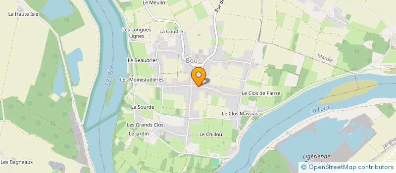 localisation de l'entreprise COUP DE COEUR BOU-CHECY MARDIE à MARDIE