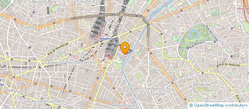 localisation de l'entreprise COUP DE COEUR COUTURE  PARIS