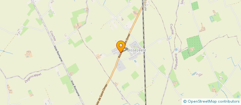 localisation de l'entreprise COUP DE COEUR DESIGN  BISSEZEELE