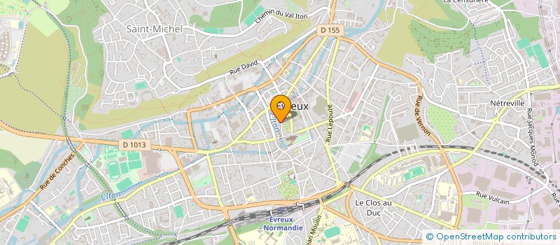 localisation de l'entreprise COUP DE COEUR IMMOBILIER à EVREUX