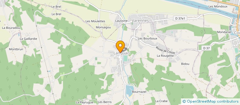 localisation de l'entreprise COUP DE FOOD  LANQUAIS