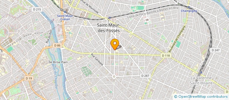 localisation de l'entreprise COUP DE FORME à SAINT-MAUR-DES-FOSSES