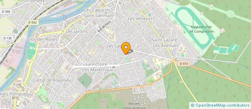 localisation de l'entreprise COUP DE FOUDRE à COMPIEGNE