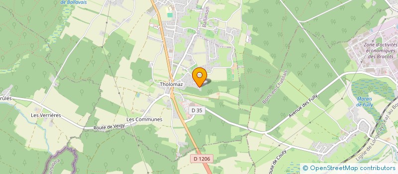 localisation de l'entreprise COUP DE FOUDRE à LOISIN