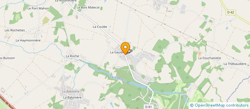 localisation de l'entreprise COUP DE FOUDRE à VIGNEUX-DE-BRETAGNE