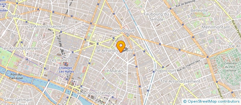 localisation de l'entreprise COUP DE FOUDRE PARIS  PARIS