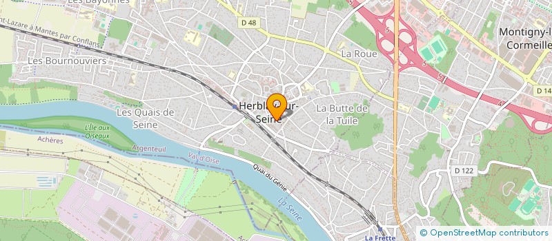 localisation de l'entreprise COUP DE GENIE ACADEMIE  HERBLAY-SUR-SEINE