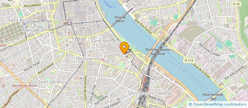 localisation de l'entreprise COUP DE GRACE  BORDEAUX