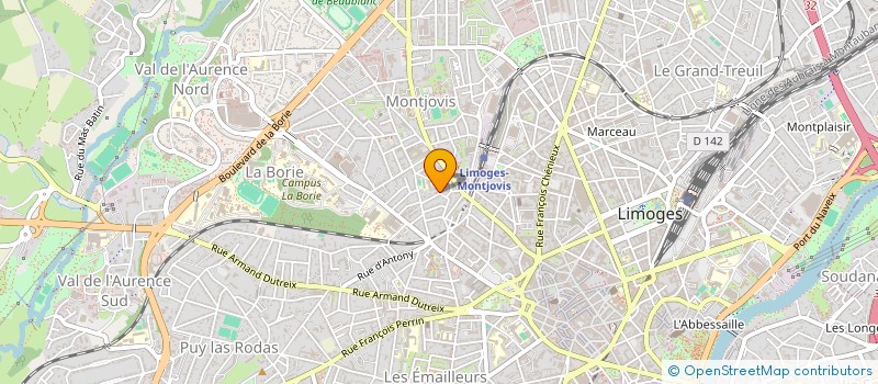 localisation de l'entreprise COUP DE JUS EN 4L à LIMOGES