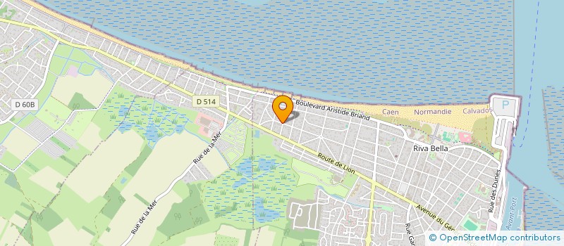 localisation de l'entreprise COUP DE MAIN ASS LAIQUE D'ENTRAIDE à OUISTREHAM