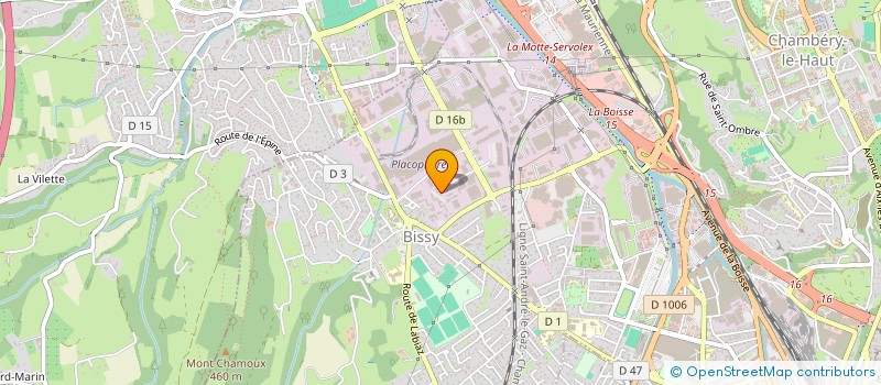 localisation de l'entreprise COUP DE MOUSSE  CHAMBERY