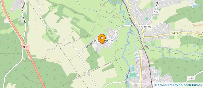 localisation de l'entreprise COUP DE PINCEAU  MONTBELIARD