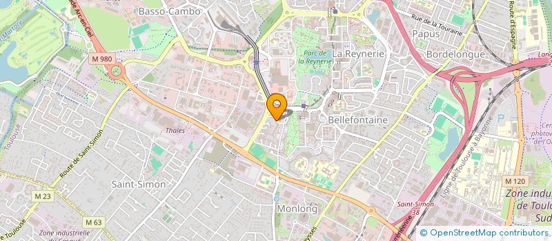 localisation de l'entreprise COUP DE POUCE 31 à TOULOUSE