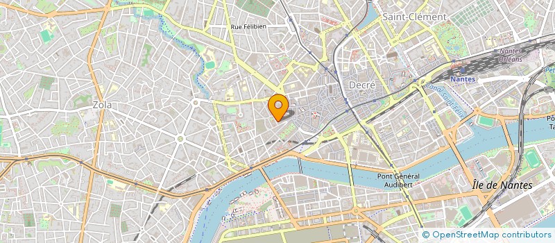 localisation de l'entreprise COUP DE POUCE à NANTES