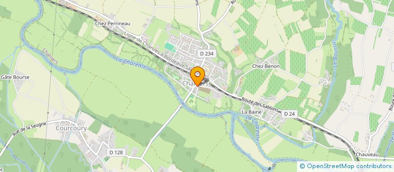 localisation de l'entreprise COUP DE POUCE  CHANIERS