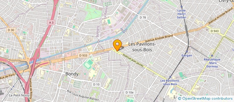 localisation de l'entreprise COUP DE POUCE à LES PAVILLONS-SOUS-BOIS