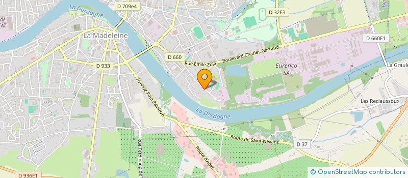 localisation de l'entreprise COUP DE POUCE à BERGERAC