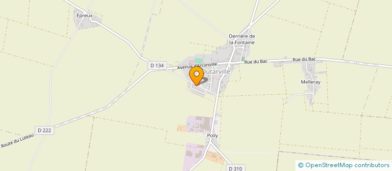localisation de l'entreprise COUP DE POUCE à OUTARVILLE