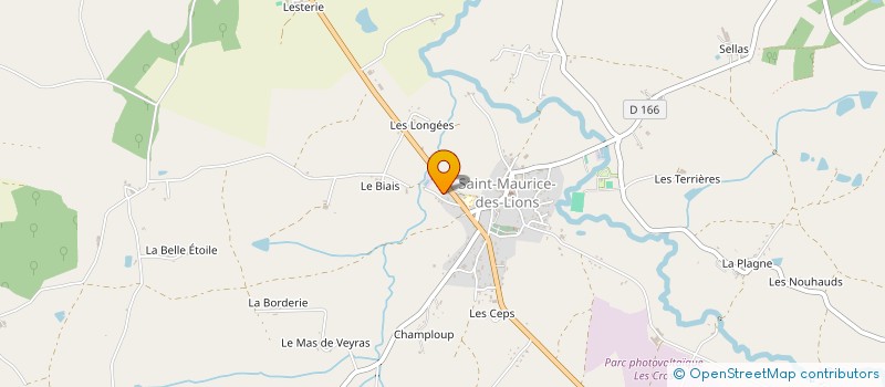 localisation de l'entreprise COUP DE POUCE à SAINT-MAURICE-DES-LIONS