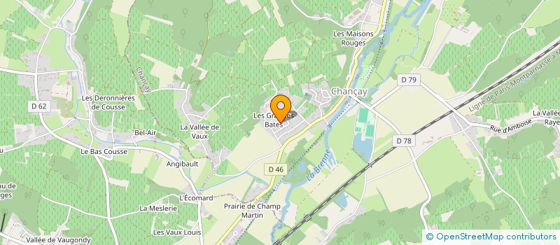 localisation de l'entreprise COUP DE POUCE  CHANCAY