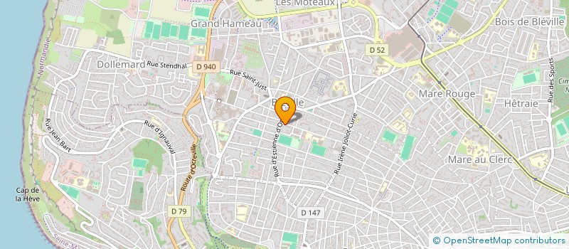 localisation de l'entreprise COUP DE POUCE  LE HAVRE