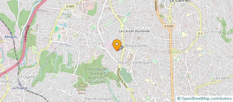 localisation de l'entreprise COUP DE POUCE à CANNES