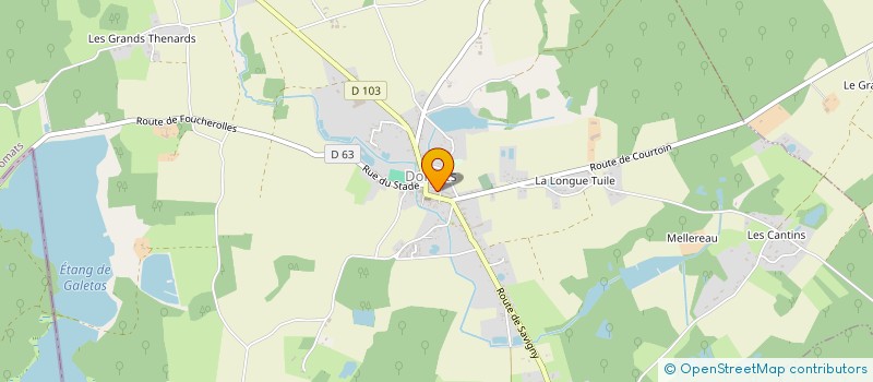 localisation de l'entreprise COUP DE POUCE DE DOMATS  DOMATS