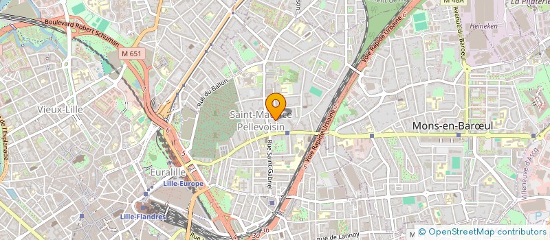 localisation de l'entreprise COUP DE POUCE SAINT MAURICE PELLEVOISIN à LILLE