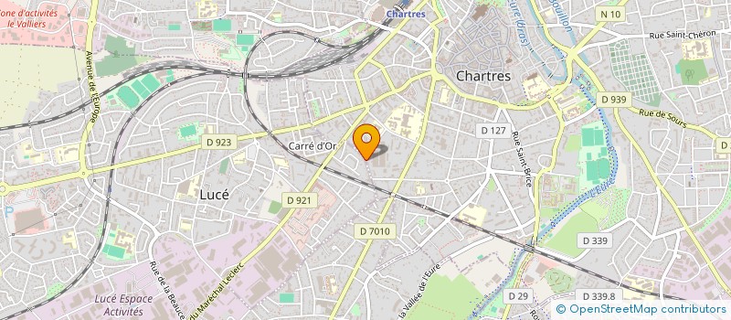 localisation de l'entreprise COUP DE POUCE SERVICES 28 à CHARTRES