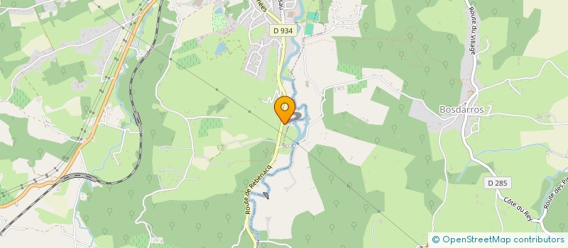 localisation de l'entreprise COUP DE POUSSE  GAN