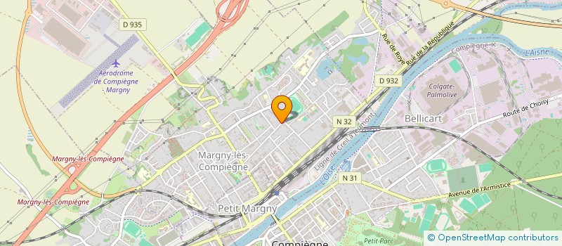 localisation de l'entreprise COUP DE POUSSES à MARGNY-LES-COMPIEGNE