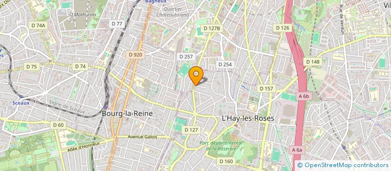 localisation de l'entreprise COUP DE SOLEIL  L'HAY-LES-ROSES