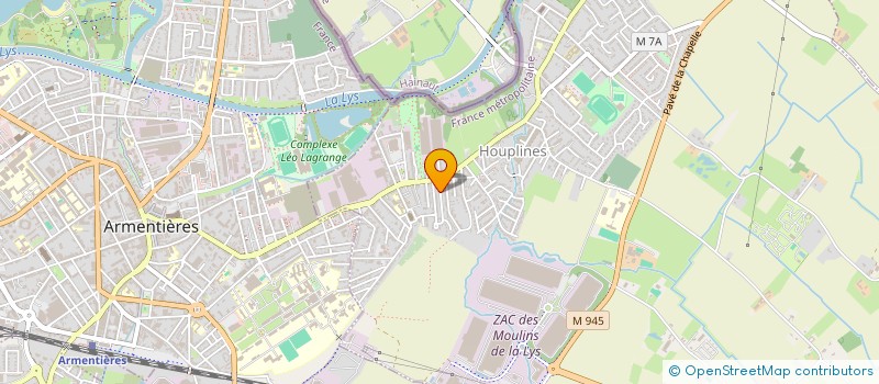 localisation de l'entreprise COUP DE THEATRE  HOUPLINES