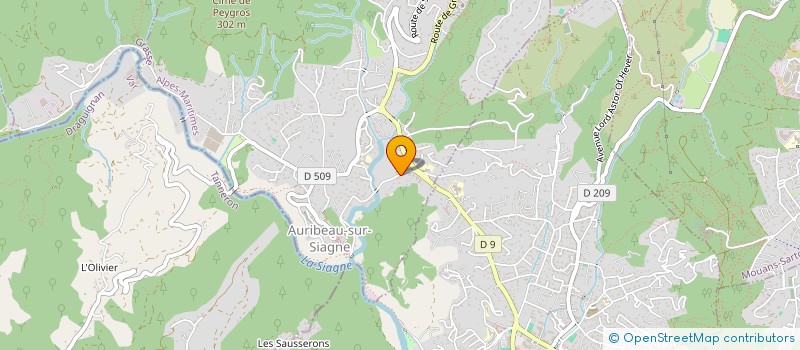 localisation de l'entreprise COUP DE THEATRE A AURIBEAU  AURIBEAU-SUR-SIAGNE