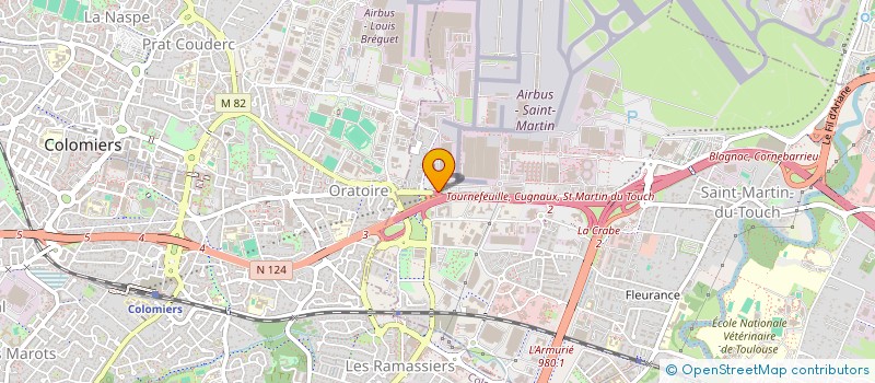 localisation de l'entreprise COUP DE THEATRE AU LAC  TOULOUSE