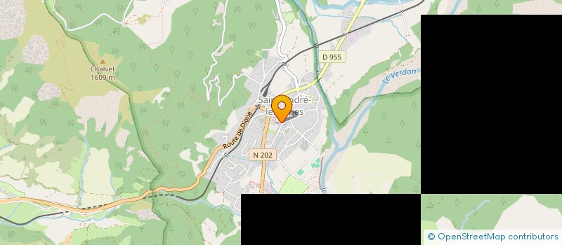 localisation de l'entreprise COUP DE VOLANT  SAINT-ANDRE-LES-ALPES