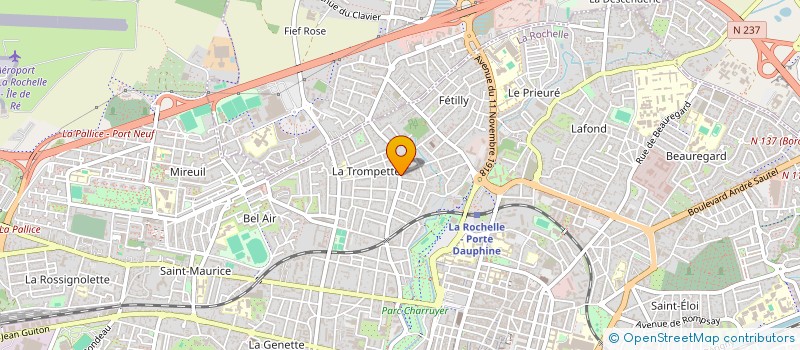 localisation de l'entreprise COUP'HOM  LA ROCHELLE