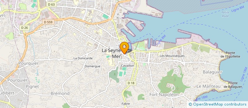 localisation de l'entreprise COUP O2 à LA SEYNE-SUR-MER
