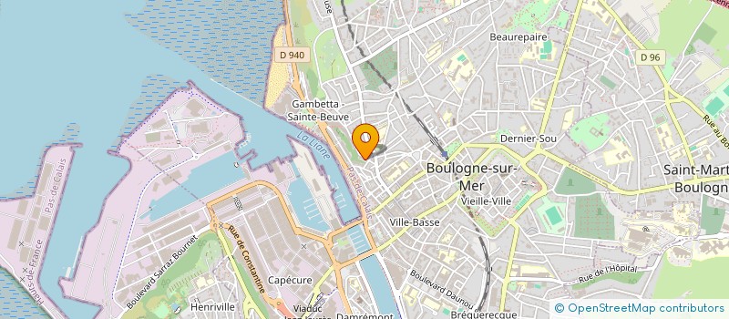 localisation de l'entreprise COUP TIFF à BOULOGNE-SUR-MER