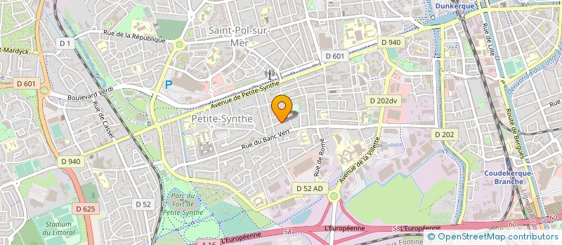 localisation de l'entreprise COUP2CIZO à DUNKERQUE