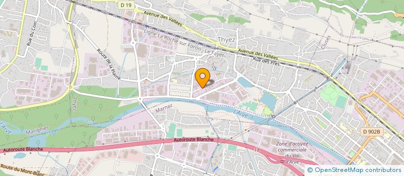 localisation de l'entreprise COUPATAN à THYEZ