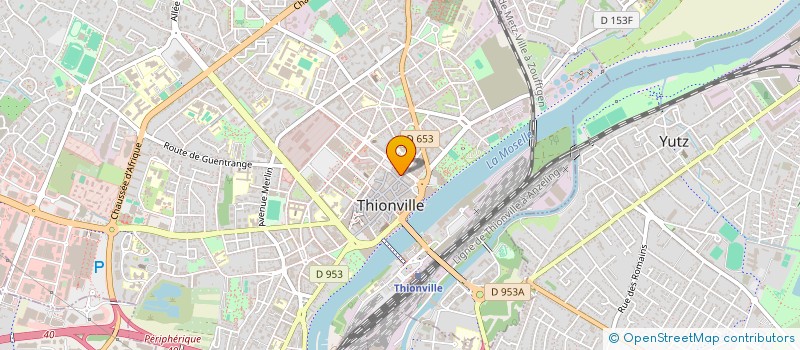 localisation de l'entreprise COUPE BOY  THIONVILLE