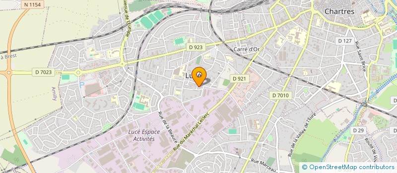localisation de l'entreprise COUPE COIFFE à LUCE