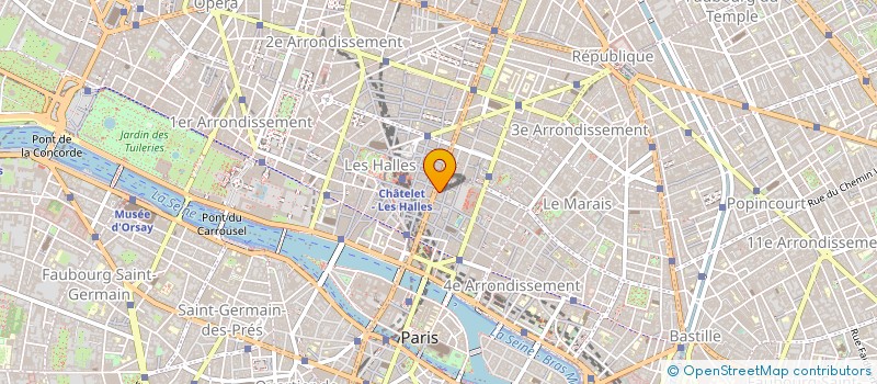 localisation de l'entreprise COUPE COMPTOIR SRVICES à PARIS